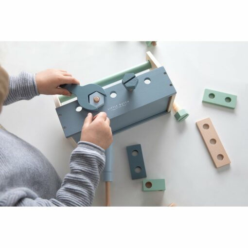Húnar - 0005330 little dutch childrens toolbox blue 6 1000