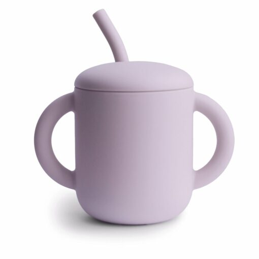 Húnar - Silicone Training Cup Soft Lilac p