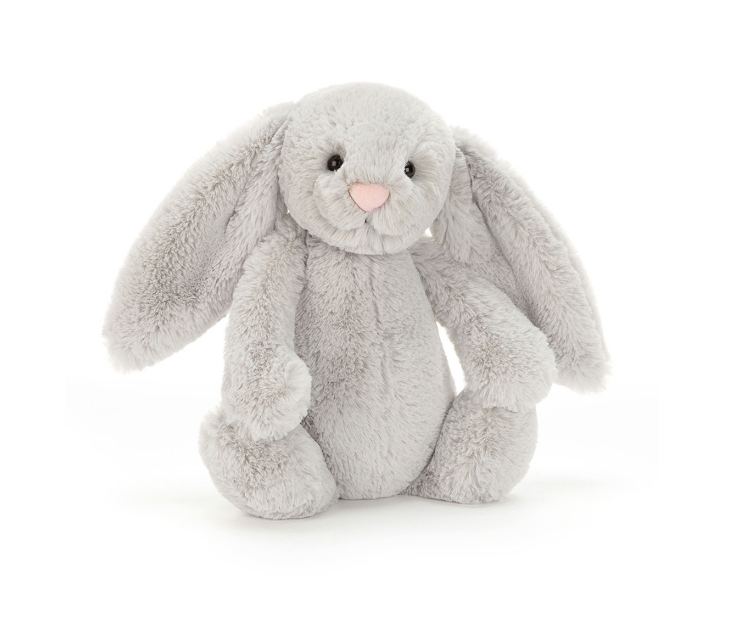 Kanína Bashful Silver-Medium 31cm 1 - Húnar Kanína Bashful Silver-Medium 31Cm