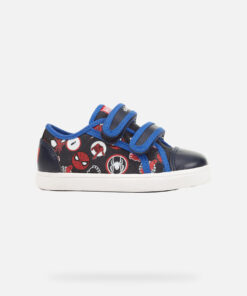 Lightweight Flexible Low-Cut Sneaker For Babies Created Under The Partnership Between Geox And Marvel. This Navy And Royal-Blue Version Of Kilwi Was Designed With Little Spider-Man Fans In Mind As Is Evident From The Graphic Designs And Decorative Patches On The Upper. Crafted From A Printed Fabric And Leather-Effect Material, It Is The Perfect Choice For Little Adventurers Who Want To Discover The World In The Company Of Their Favourite Super-Hero. &Lt;Div Class=&Quot;Accordion-Exploded Accordionpdpspecs Product-Actions__Specs Description-Element&Quot;&Gt; &Lt;Div Class=&Quot;Accordion-Item-Exploded Specs&Quot;&Gt; &Lt;Div Class=&Quot;Accordion-Title Description-Element-Title&Quot;&Gt; &Lt;Div Class=&Quot;Description-Element-Subtitle&Quot; Data-Seo-Label=&Quot;Characteristics&Quot;&Gt; &Lt;P Class=&Quot;H5 H5-Bold Title&Quot;&Gt;Best For&Lt;/P&Gt; &Lt;Div Class=&Quot;Bestfor-Content&Quot;&Gt; &Lt;Ul&Gt; &Lt;Li&Gt;System Devised By Geox For Breathability Of The Outsole.&Lt;/Li&Gt; &Lt;Li&Gt;Excellent Flexibility Guaranteed By The Flexy System Integrated Into The Tread.&Lt;/Li&Gt; &Lt;Li&Gt;Highly Wearable Piece Of Footwear That Delivers Superior Comfort Levels.&Lt;/Li&Gt; &Lt;Li&Gt;Antibacterial Footbed.&Lt;/Li&Gt; &Lt;Li&Gt;The Covering On The Footbed Has Been Made From Non-Toxic Chrome-Free Leather.&Lt;/Li&Gt; &Lt;Li&Gt;Closes With A Single Riptape, Making For An Easy Quick Entry.&Lt;/Li&Gt; &Lt;Li&Gt;The Removable Footbed Is Hygienic And Practical.&Lt;/Li&Gt; &Lt;/Ul&Gt; &Lt;/Div&Gt; &Lt;/Div&Gt; &Lt;/Div&Gt; &Lt;/Div&Gt; &Lt;/Div&Gt; &Lt;Div Class=&Quot;Accordion Accordionpdpspecs Pdp-Composition Product-Actions__Specs Description-Element&Quot; Role=&Quot;Tablist&Quot; Data-Slide-Speed=&Quot;0&Quot; Data-Accordion=&Quot;&Quot; Data-Allow-All-Closed=&Quot;True&Quot; Data-Multi-Expand=&Quot;True&Quot; Data-I=&Quot;G1Eg5F-I&Quot;&Gt; &Lt;Div Class=&Quot;Accordion-Item Specs Is-Active&Quot; Data-Accordion-Item=&Quot;&Quot;&Gt; &Lt;Div Class=&Quot;Description-Element-Subtitle&Quot; Data-Seo-Label=&Quot;Composition&Quot;&Gt;&Lt;A Class=&Quot;H6 H6-Bold Accordion-Title&Quot;&Gt;Materials&Lt;/A&Gt; &Lt;Div Class=&Quot;Materials-Container&Quot;&Gt; Upper: 64% Textile-36% Synthetic Lining: 87% Textile-13% Synthetic &Lt;P Class=&Quot;M-0&Quot;&Gt;Outsole: 100% Rubber Insole: 100% Leather&Lt;/P&Gt; &Lt;/Div&Gt; &Lt;/Div&Gt; &Lt;/Div&Gt; &Lt;/Div&Gt; - Húnar - Ec X20622 00
