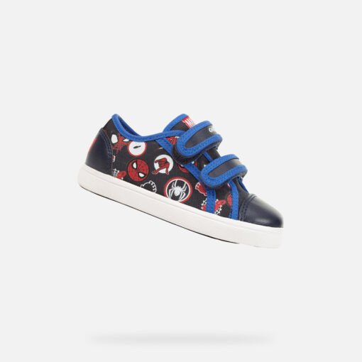 Lightweight Flexible Low-Cut Sneaker For Babies Created Under The Partnership Between Geox And Marvel. This Navy And Royal-Blue Version Of Kilwi Was Designed With Little Spider-Man Fans In Mind As Is Evident From The Graphic Designs And Decorative Patches On The Upper. Crafted From A Printed Fabric And Leather-Effect Material, It Is The Perfect Choice For Little Adventurers Who Want To Discover The World In The Company Of Their Favourite Super-Hero. &Lt;Div Class=&Quot;Accordion-Exploded Accordionpdpspecs Product-Actions__Specs Description-Element&Quot;&Gt; &Lt;Div Class=&Quot;Accordion-Item-Exploded Specs&Quot;&Gt; &Lt;Div Class=&Quot;Accordion-Title Description-Element-Title&Quot;&Gt; &Lt;Div Class=&Quot;Description-Element-Subtitle&Quot; Data-Seo-Label=&Quot;Characteristics&Quot;&Gt; &Lt;P Class=&Quot;H5 H5-Bold Title&Quot;&Gt;Best For&Lt;/P&Gt; &Lt;Div Class=&Quot;Bestfor-Content&Quot;&Gt; &Lt;Ul&Gt; &Lt;Li&Gt;System Devised By Geox For Breathability Of The Outsole.&Lt;/Li&Gt; &Lt;Li&Gt;Excellent Flexibility Guaranteed By The Flexy System Integrated Into The Tread.&Lt;/Li&Gt; &Lt;Li&Gt;Highly Wearable Piece Of Footwear That Delivers Superior Comfort Levels.&Lt;/Li&Gt; &Lt;Li&Gt;Antibacterial Footbed.&Lt;/Li&Gt; &Lt;Li&Gt;The Covering On The Footbed Has Been Made From Non-Toxic Chrome-Free Leather.&Lt;/Li&Gt; &Lt;Li&Gt;Closes With A Single Riptape, Making For An Easy Quick Entry.&Lt;/Li&Gt; &Lt;Li&Gt;The Removable Footbed Is Hygienic And Practical.&Lt;/Li&Gt; &Lt;/Ul&Gt; &Lt;/Div&Gt; &Lt;/Div&Gt; &Lt;/Div&Gt; &Lt;/Div&Gt; &Lt;/Div&Gt; &Lt;Div Class=&Quot;Accordion Accordionpdpspecs Pdp-Composition Product-Actions__Specs Description-Element&Quot; Role=&Quot;Tablist&Quot; Data-Slide-Speed=&Quot;0&Quot; Data-Accordion=&Quot;&Quot; Data-Allow-All-Closed=&Quot;True&Quot; Data-Multi-Expand=&Quot;True&Quot; Data-I=&Quot;G1Eg5F-I&Quot;&Gt; &Lt;Div Class=&Quot;Accordion-Item Specs Is-Active&Quot; Data-Accordion-Item=&Quot;&Quot;&Gt; &Lt;Div Class=&Quot;Description-Element-Subtitle&Quot; Data-Seo-Label=&Quot;Composition&Quot;&Gt;&Lt;A Class=&Quot;H6 H6-Bold Accordion-Title&Quot;&Gt;Materials&Lt;/A&Gt; &Lt;Div Class=&Quot;Materials-Container&Quot;&Gt; Upper: 64% Textile-36% Synthetic Lining: 87% Textile-13% Synthetic &Lt;P Class=&Quot;M-0&Quot;&Gt;Outsole: 100% Rubber Insole: 100% Leather&Lt;/P&Gt; &Lt;/Div&Gt; &Lt;/Div&Gt; &Lt;/Div&Gt; &Lt;/Div&Gt; - Húnar - Ec X20622 100