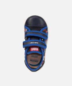 Lightweight Flexible Low-Cut Sneaker For Babies Created Under The Partnership Between Geox And Marvel. This Navy And Royal-Blue Version Of Kilwi Was Designed With Little Spider-Man Fans In Mind As Is Evident From The Graphic Designs And Decorative Patches On The Upper. Crafted From A Printed Fabric And Leather-Effect Material, It Is The Perfect Choice For Little Adventurers Who Want To Discover The World In The Company Of Their Favourite Super-Hero. &Lt;Div Class=&Quot;Accordion-Exploded Accordionpdpspecs Product-Actions__Specs Description-Element&Quot;&Gt; &Lt;Div Class=&Quot;Accordion-Item-Exploded Specs&Quot;&Gt; &Lt;Div Class=&Quot;Accordion-Title Description-Element-Title&Quot;&Gt; &Lt;Div Class=&Quot;Description-Element-Subtitle&Quot; Data-Seo-Label=&Quot;Characteristics&Quot;&Gt; &Lt;P Class=&Quot;H5 H5-Bold Title&Quot;&Gt;Best For&Lt;/P&Gt; &Lt;Div Class=&Quot;Bestfor-Content&Quot;&Gt; &Lt;Ul&Gt; &Lt;Li&Gt;System Devised By Geox For Breathability Of The Outsole.&Lt;/Li&Gt; &Lt;Li&Gt;Excellent Flexibility Guaranteed By The Flexy System Integrated Into The Tread.&Lt;/Li&Gt; &Lt;Li&Gt;Highly Wearable Piece Of Footwear That Delivers Superior Comfort Levels.&Lt;/Li&Gt; &Lt;Li&Gt;Antibacterial Footbed.&Lt;/Li&Gt; &Lt;Li&Gt;The Covering On The Footbed Has Been Made From Non-Toxic Chrome-Free Leather.&Lt;/Li&Gt; &Lt;Li&Gt;Closes With A Single Riptape, Making For An Easy Quick Entry.&Lt;/Li&Gt; &Lt;Li&Gt;The Removable Footbed Is Hygienic And Practical.&Lt;/Li&Gt; &Lt;/Ul&Gt; &Lt;/Div&Gt; &Lt;/Div&Gt; &Lt;/Div&Gt; &Lt;/Div&Gt; &Lt;/Div&Gt; &Lt;Div Class=&Quot;Accordion Accordionpdpspecs Pdp-Composition Product-Actions__Specs Description-Element&Quot; Role=&Quot;Tablist&Quot; Data-Slide-Speed=&Quot;0&Quot; Data-Accordion=&Quot;&Quot; Data-Allow-All-Closed=&Quot;True&Quot; Data-Multi-Expand=&Quot;True&Quot; Data-I=&Quot;G1Eg5F-I&Quot;&Gt; &Lt;Div Class=&Quot;Accordion-Item Specs Is-Active&Quot; Data-Accordion-Item=&Quot;&Quot;&Gt; &Lt;Div Class=&Quot;Description-Element-Subtitle&Quot; Data-Seo-Label=&Quot;Composition&Quot;&Gt;&Lt;A Class=&Quot;H6 H6-Bold Accordion-Title&Quot;&Gt;Materials&Lt;/A&Gt; &Lt;Div Class=&Quot;Materials-Container&Quot;&Gt; Upper: 64% Textile-36% Synthetic Lining: 87% Textile-13% Synthetic &Lt;P Class=&Quot;M-0&Quot;&Gt;Outsole: 100% Rubber Insole: 100% Leather&Lt;/P&Gt; &Lt;/Div&Gt; &Lt;/Div&Gt; &Lt;/Div&Gt; &Lt;/Div&Gt; - Húnar - Ec X20622 50