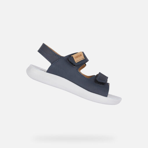 Casual-Looking Sandal For Boys With A Pristine Aesthetic And Extremely Comfortable Structure. This Navy-Blue Version Rests On A Special Lightweight Cushioning Anatomic Sole Which Was Created To Deliver Well-Being And Support Step After Step. Lightfloppy Has Been Made From Supple Nubuck And Has A Practical Adjustable Riptape Closure, Making It The Perfect Partner For Little Adventurers’ Carefree Games And Play. - Húnar - Ec X20494 100