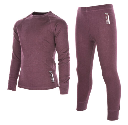 Merino Ullarföt Jr - Dry Rose