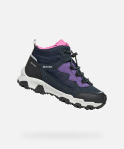 Geox Gönguskór - Magnetar Abx Junior - Navy/Violet