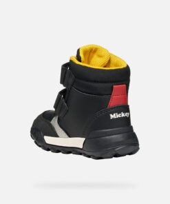 &Lt;P&Gt;Waterproof Breathable Ankle Boot For Boys Created Under The Partnership Between Geox And Disney For Boundless Adventures. This Version Has Been Made From A Combination Of Nylon And A Leather-Effect Material In A Black And Red Colourway, And Ensures The Utmost Durability And Comfort. Trekkyup Abx Keeps Little Feet Constantly Dry, Even In Wet Weather, And Will Be Perfect For Little Explorers Who Like To Play Outside In All Weather Conditions.&Lt;/P&Gt; - Húnar - Ec Aa30356 30