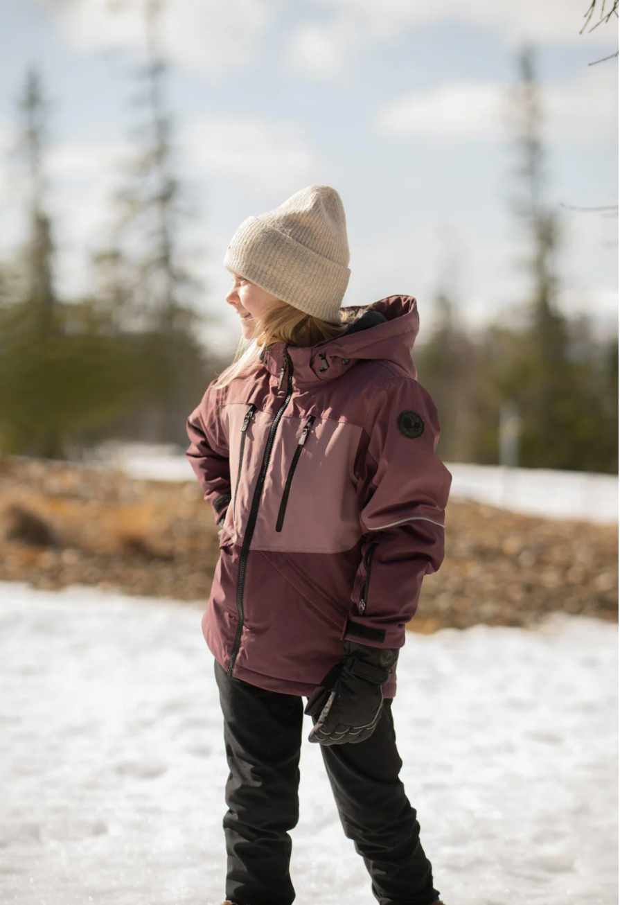 Kuldaúlpa Alpine - Dry rose/plum 5 - Húnar Kuldaúlpa Alpine - Dry Rose/Plum - Image 5