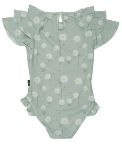 Sundbolur Gracie - Green/WHT 9 - Húnar Gracie Swimsuit Has Extra Fabric Over Shoulders And Legs To Protect From The Sun'S Rays. It'S Lined In Front And Have A Sun Protection Fabric With Upf 50+. The Product Is Oeko-Tex® Standard 100 Certified. ≪Ul≫ ≪Li≫≪Strong≫Surface Treatment:≪/Strong≫ Sun Protection (Upf) 50+≪/Li≫ ≪Li≫≪Strong≫Material:≪/Strong≫ 83% Nylon, 17% Elastane, Oeko-Tex® Standard 100≪/Li≫ ≪Li≫≪Strong≫Washing Advice:≪/Strong≫ 30 Degrees (Mild Process)≪/Li≫ ≪/Ul≫ - Húnar - 3507 1011 B1 1